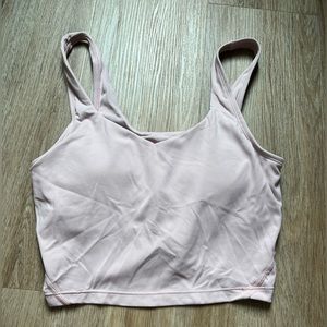 Lululemon cropped tank top with built in bra